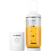 NutriBullet NBP013W, Bärbar mixer, 0,59 l, Iskrossning, Vit