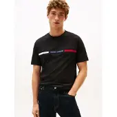 Tommy Hilfiger Logo Embroidery Insert T-Shirt