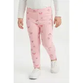 Happy girls Leggings lila / rosa / vit