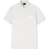 Armani Exchange för män. XM002390AF13026U1074 Beige bomullspolo (XL), Casual, Kort ärm