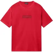 Napapijri New Box Logo T-shirt Med Korta ärmar