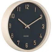 Karlsson väggklocka Nervadura Small black KA6116BK