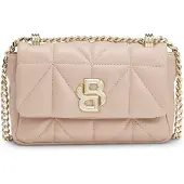 BOSS Small quilted shoulder bag with Double B monogram