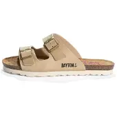 Bayton Pantolette 'ASTRAKAN' beige / svart