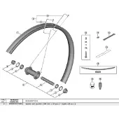 Shimano 299 Mm Wh-m9220-tl-f15-b-29 Ewhspokey000a Ekrar Och Nipplar Kit 28 Enheter