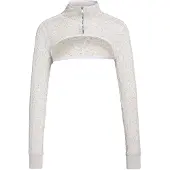 Adidas Originals Sunset Rhythms Short Sparkling Bolero Sweatshirt Med Dragkedja