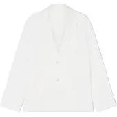 Armani Exchange för män. XM002073AF11882U0009 Vit dekonstruerad blazer (38), Casual, Bomull