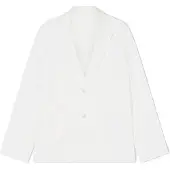 Armani Exchange för män. XM002073AF11882U0009 Vit dekonstruerad blazer (34), Casual, Bomull