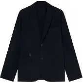 Armani Exchange för män. XM002075AF22572UC001 Dekonstruerad svart blazer (40), Casual, Klassisk, Polyamid