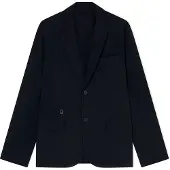 Armani Exchange för män. XM002075AF22572UC001 Dekonstruerad svart blazer (34), Casual, Klassisk, Polyamid