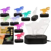 KidsDreamStore 3D Dinosaurie Lampa