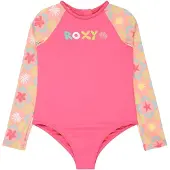 Roxy Check Tw Långärmad Shorty-våtdräkt Med Dragkedja Bak För Junior