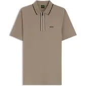 BOSS för män. 50555698 Active slim fit polotröja grön (XL), Casual, Bomull, Kort ärm