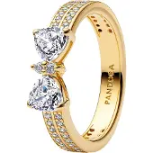 Pandora Timeless gnistrande rosett dubbelradig ring 163552C01-50