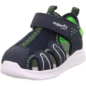 Superfit Sandal 'Wave' kobaltblå / ljusgrön / vit