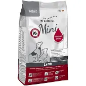 Platinum Hundfoder Med Lamm För Vuxna Minihundar 900 G