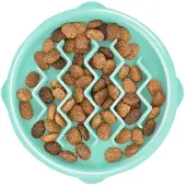 Outward Hound Anti-Hets Fun Feeder Notch XS mint matskål hund