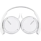 Sony MDR-ZX110 - Hörlurar - fullstorlek - kabelansluten - 3,5 mm kontakt - vit