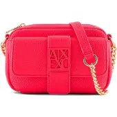 Armani Exchange för kvinnor. XW000324AF11902U5051 Mini axelremsväska med rosa logotyp (OSFA), Casual, Polyester