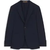 BOSS Slim-fit suit jacket in virgin wool and silk