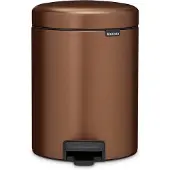 Brabantia NewIcon, 5 l, Rund, Stål, Brun, Belgien, 20,5 cm