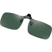 INF Polariserade Clip-on Solglasögon: Ultimat UV400-skydd DarkGreen
