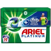 Ariel Platinum + Febreze Odour Defence Tvättkapslar - 19 st