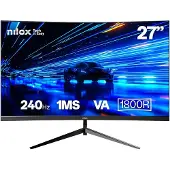 Nilox Nxm27crv2402 27´´ Full Hd Va Led 240hz Böjd Gamingskärm Refurbished