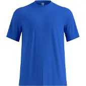 Odlo - Trail running kläder - Cubic Light Tee M Dazzling Blue för Unisex - Storlek S - Blå