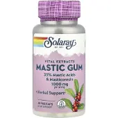 Solaray Mastiksgummi, 1 000 mg, 45 vegetabiliska kapslar (500 mg per kapsel)