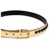 Dolce&Gabbana Guld Läder Regular Bälte