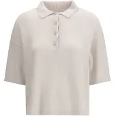 Allude Beige Kashmir Polo Skjorta
