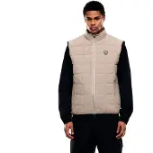 Emporio Armani för män. 7M001512_AF21509 Premium Shield väst beige (XS), Casual, Polyester