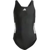 Adidas Baddräkt - 3S BLD - Svart m. Logo - - 8 år (128) - Badkläder