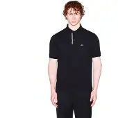 Armani Exchange för män. XM002067AF10366UC001 Polo Insert svart (XXL), Casual, Bomull, Kort ärm