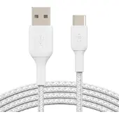 Belkin Boost Charge Flätad Usb-a Till Usb-c-kabel 2m