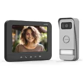 Avidsen PRIMA Video-porttelefon Sladd Komplett-set Svart, Aluminium