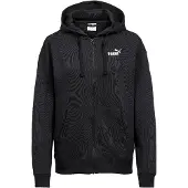 Puma Sportsweatjacka 'Ess No. 1' svart / off-white