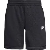 Nike K Nsw Club Ft Short Lbr Black/white - , storlek X-Small