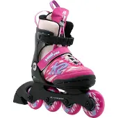 K2 Rullskridskor - Lumi Pro - Rosa - Inlines - - 32/37 - Rullskridskor