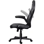Trust GXT 703 RIYE, Universell spelkonsol, 140 kg, Svart, Svart, Svart, Tyg, Läder, Polyuretan