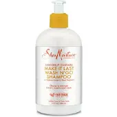 Shea Moisture SheaMoisture Coconut Custard Make It Last Wash N' Go Shampoo 13 fl oz frpackning med 1