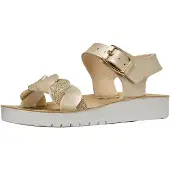 Geox Platta sandaler J SANDAL COSTAREI GI flickor - Guldfärgad - 28
