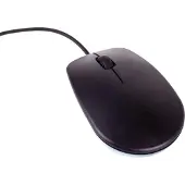 Raspberry Mouse WiFi mus USB Optisk Svart 3 Knappar USB-anslutning