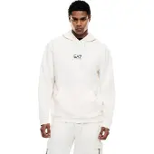 EA7 för män. 7M001403_AF22266 Sweatshirt Modern vit (L), Casual, Bomull