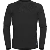 Hellner Men's Wool Warm Base Layer Long Sleeve Black Beauty