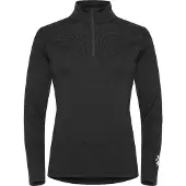 Gridarmor Women's Merino Undertøy Zip Top Black Beauty
