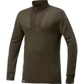 Woolpower Zip Turtleneck 200 Pine Green