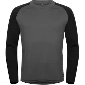 Hellner Men's Wool Warm Base Layer Long Sleeve Phantom/Black Beauty
