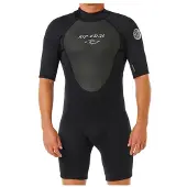 Rip Curl Omega Spring 2/2 Mm Fl Kortärmad Shorty Med Dragkedja Bak
